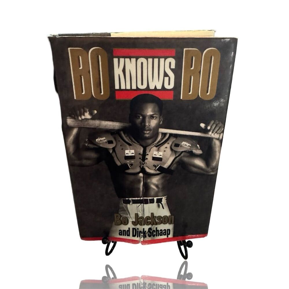Bo Knows Bo Autobiography Signed by Bo Jackson Hardcover 1990 1st edition